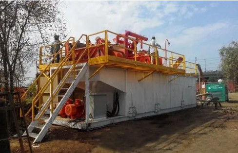 Linear type Orange HDD Mud Circulation System Shaker For Drilling Mud Customized